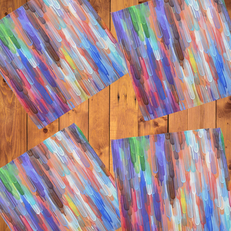 Hues In Motion Abstract Napkins