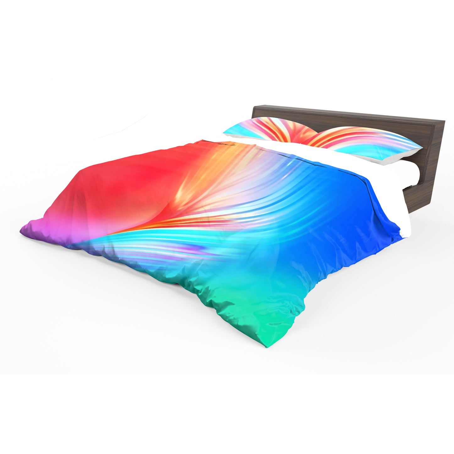 Hues of Flower Duvet Cover Set
