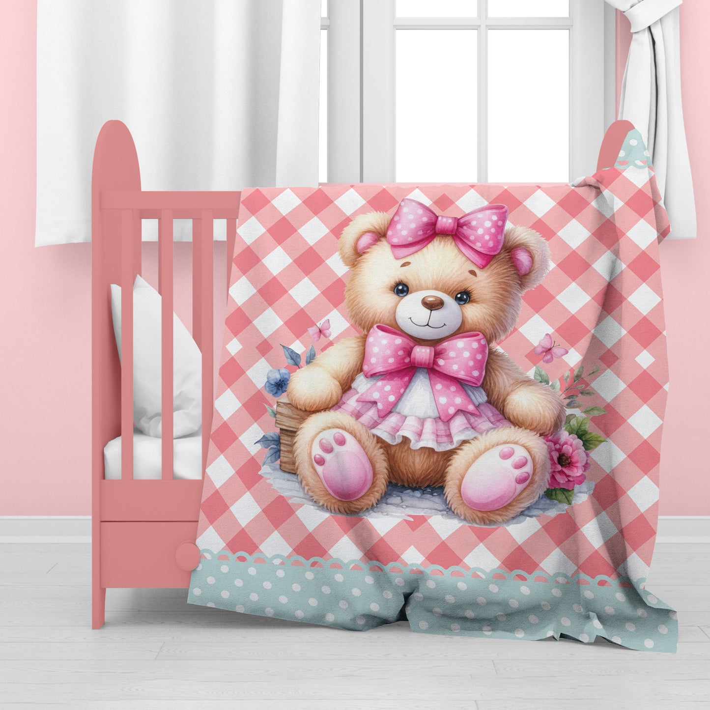 Hugs & Buttercups Baby Fleece Blanket