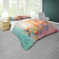 Hummingbird Against the Wind Duvet Cover Set