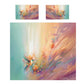 Hummingbird Against the Wind Duvet Cover Set