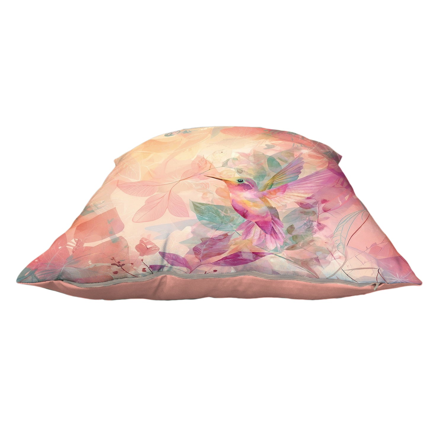 Hummingbird on Peach Luxury Scatter