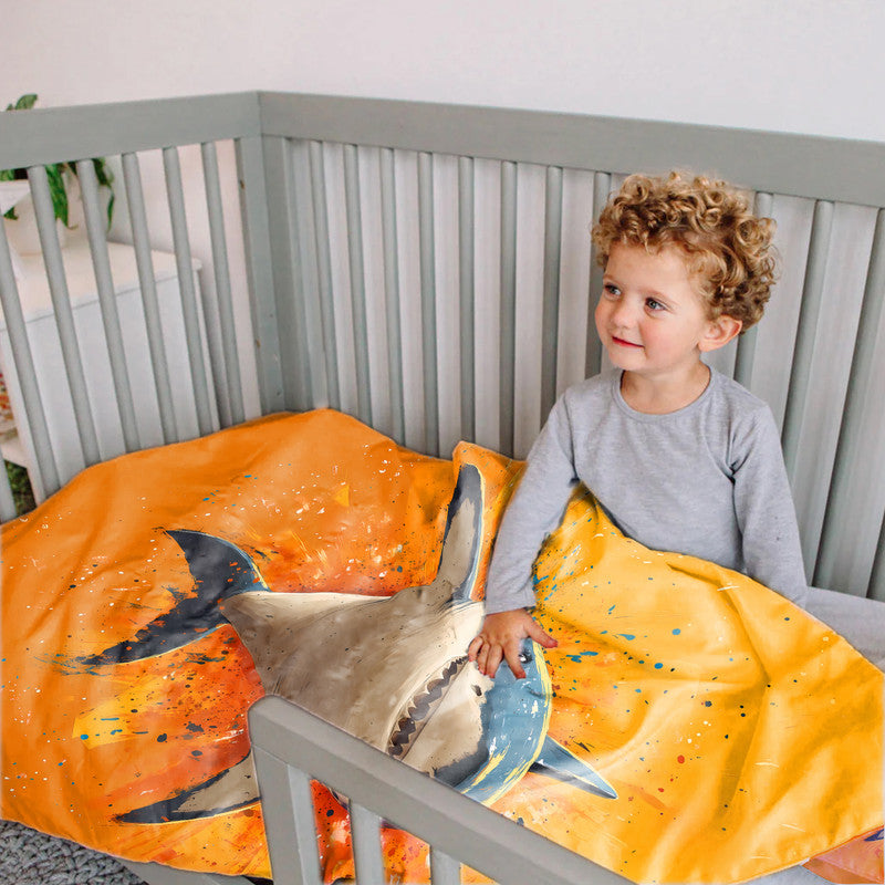 Hungry Shark Cot Set by Wikus Schalkwyk