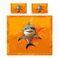 Hungry Shark Duvet Cover Set by Wikus Schalkwyk