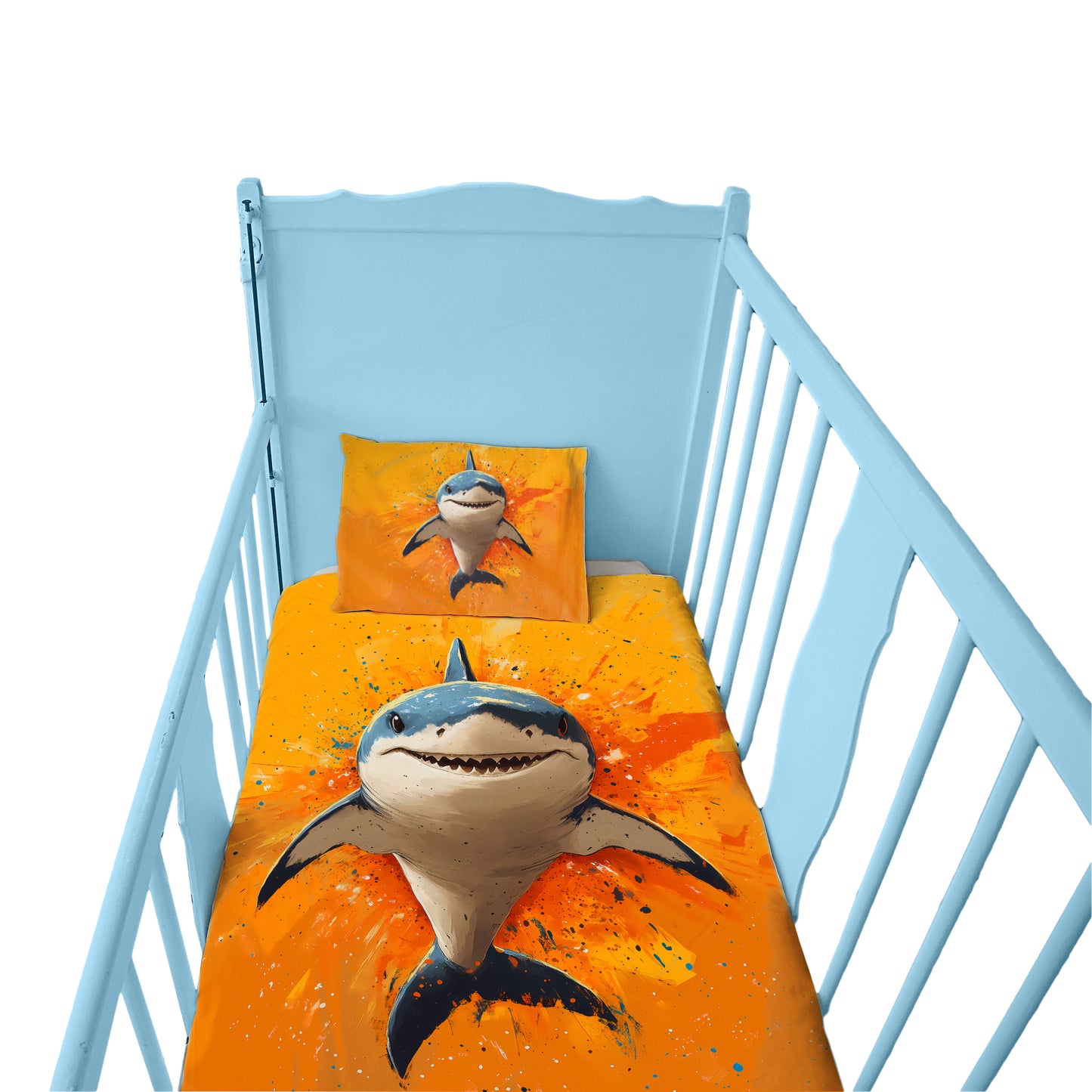 Hungry Shark Cot Set by Wikus Schalkwyk