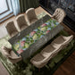 Hydrangeas On Grey Table Runner by Mark van Vuuren