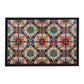 Hypnotic Flower Tiles Door Mat