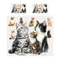 I Love Cats Duvet Cover Set by Mark van Vuuren