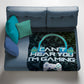 I'm Gaming White Light Weight Fleece Blanket