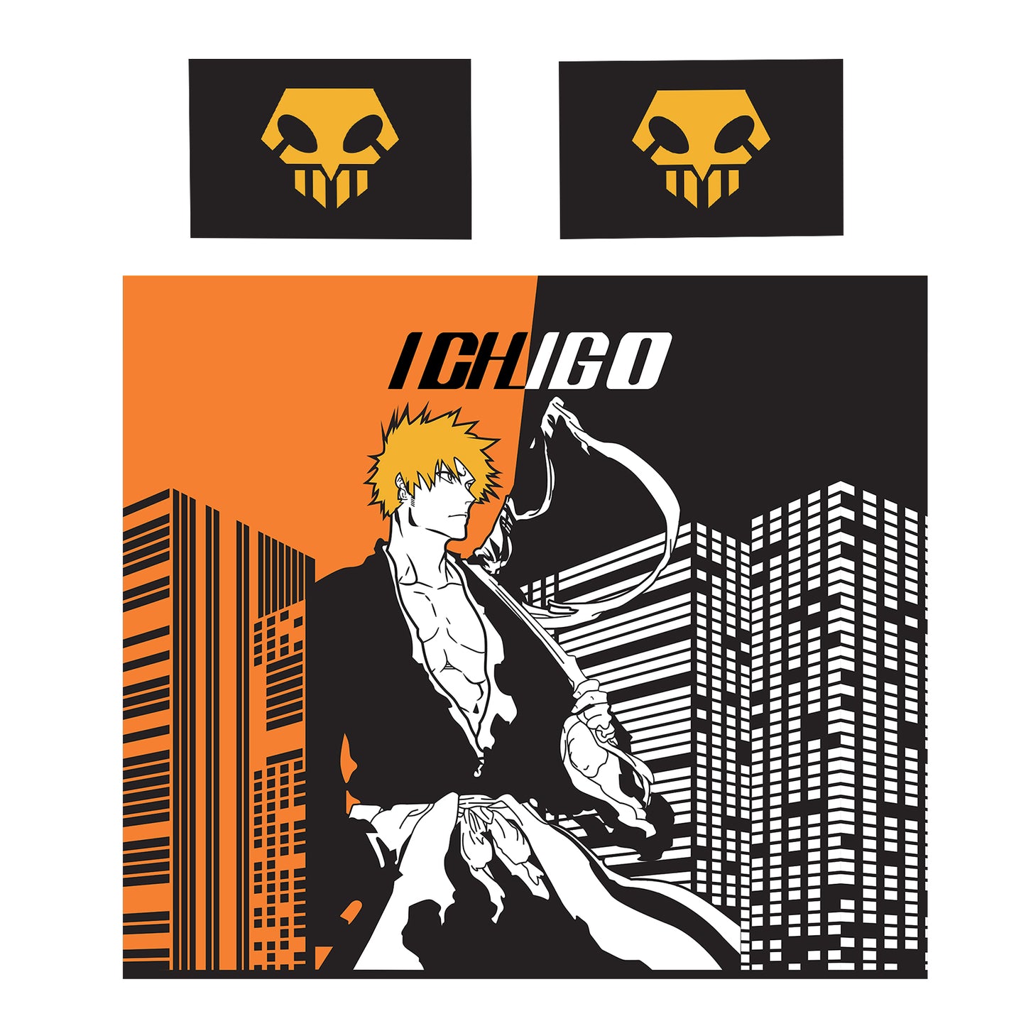 Ichigo Bleach Duvet Cover Set