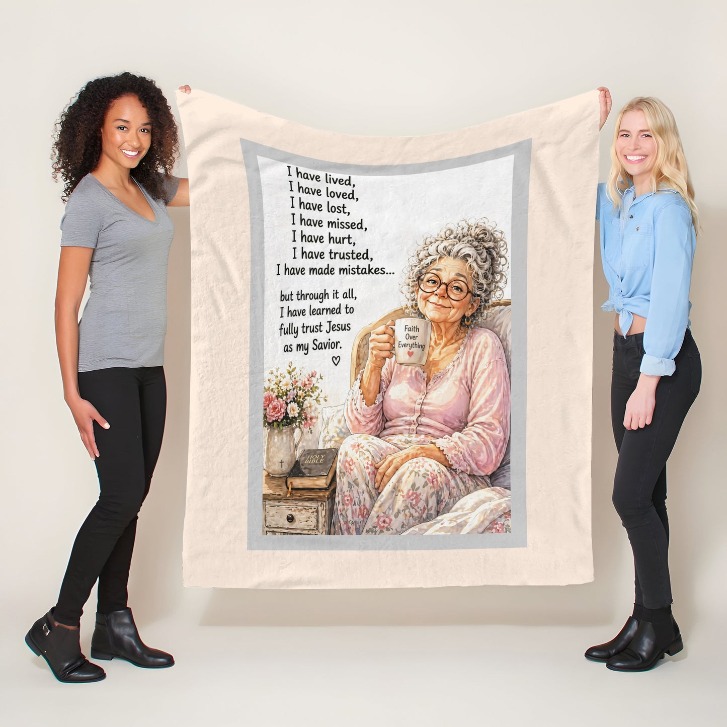 I have Lived Light Weight Fleece Blanket