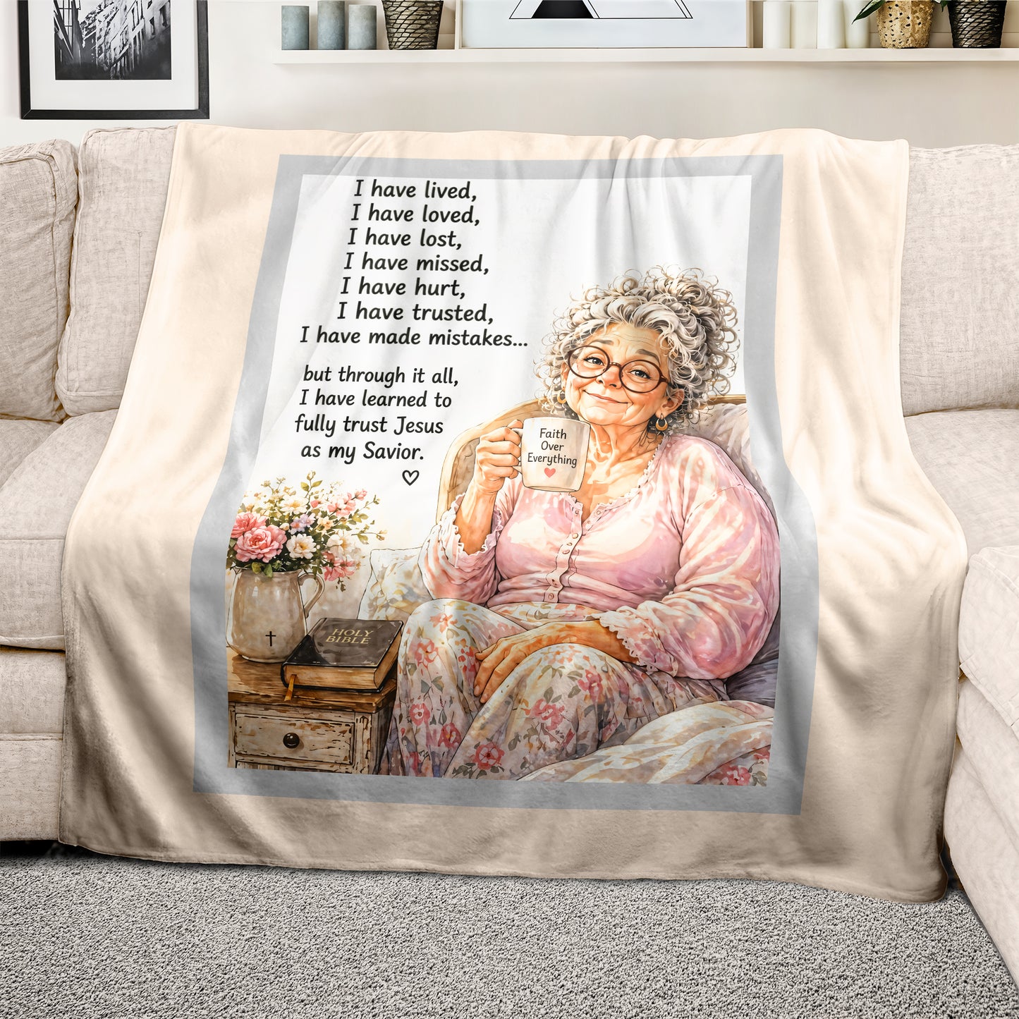 I have Lived Light Weight Fleece Blanket