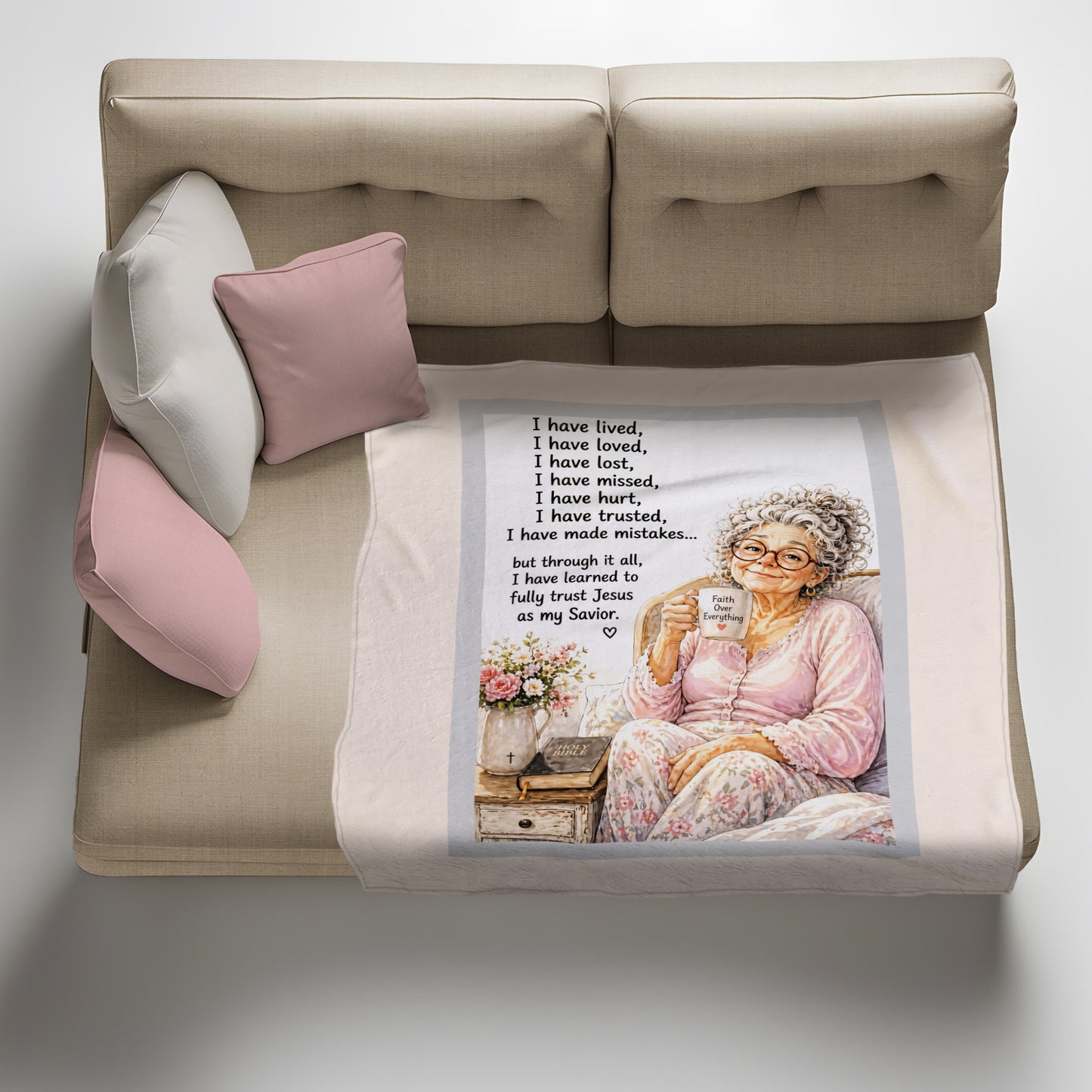 I have Lived Light Weight Fleece Blanket