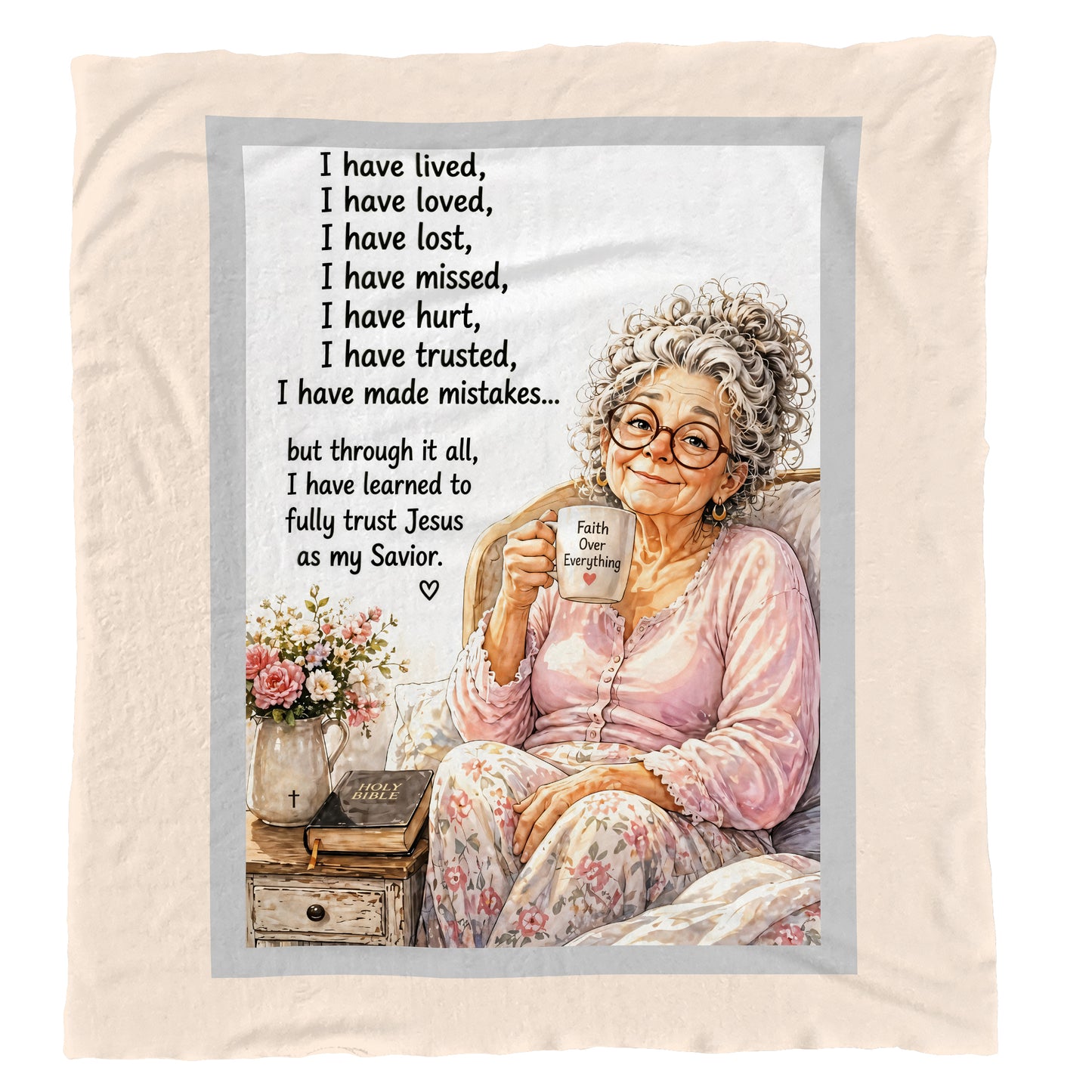 I have Lived Light Weight Fleece Blanket