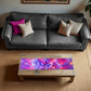 Purple Petals 160cm Table Runner