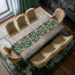 Green on Black Leaf Bouquet Table Runner  By Mark Van Vuuren