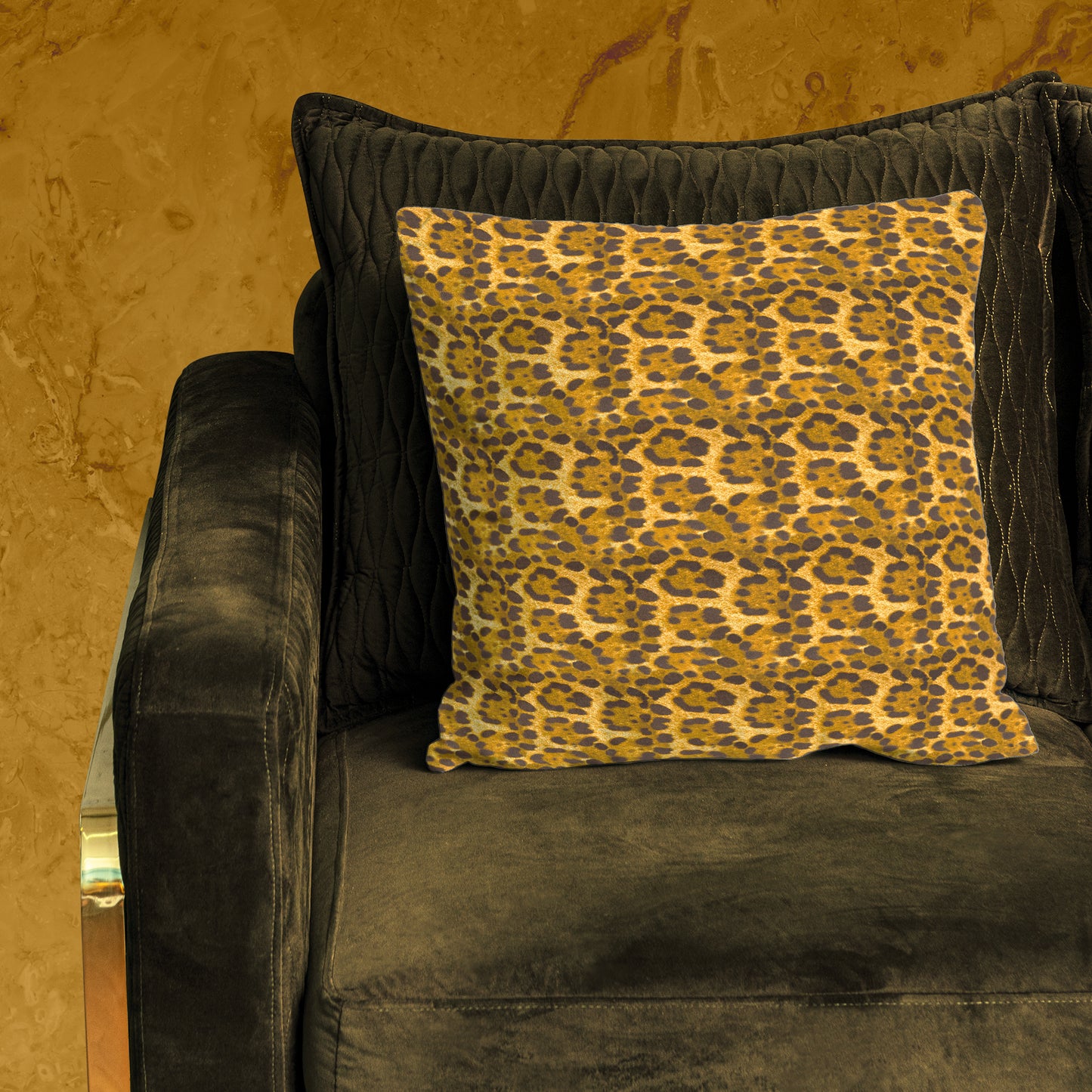 Imitation Leopard Fur Luxury Scatter