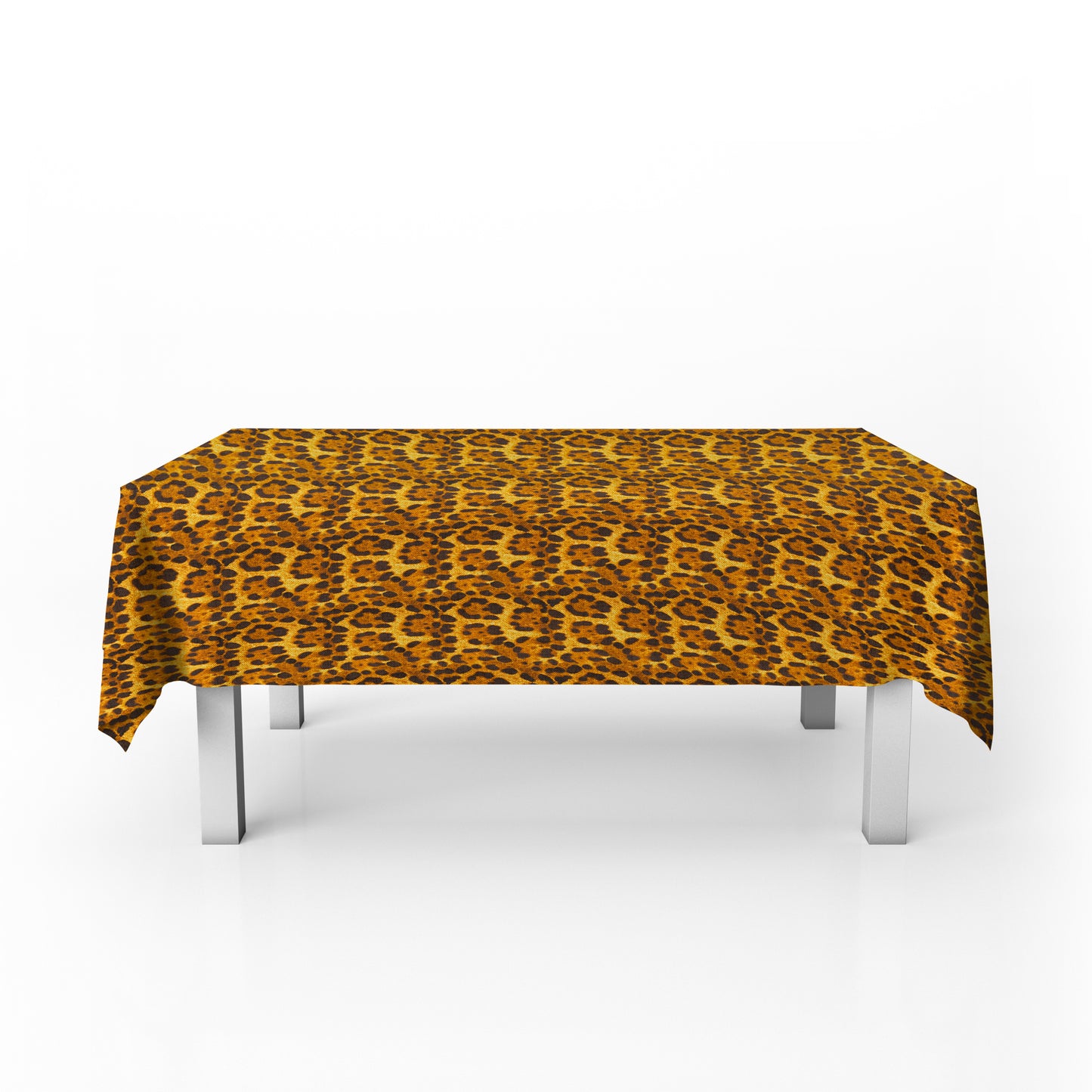 Imitation Leopard Fur Rectangle Tablecloth