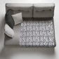 Imitation White Leopard Fur Light Weight Fleece Blanket