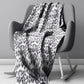 Imitation White Leopard Fur Light Weight Fleece Blanket