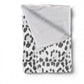 Imitation White Leopard Fur Light Weight Fleece Blanket