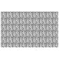 Imitation White Leopard Fur Rectangle Tablecloth
