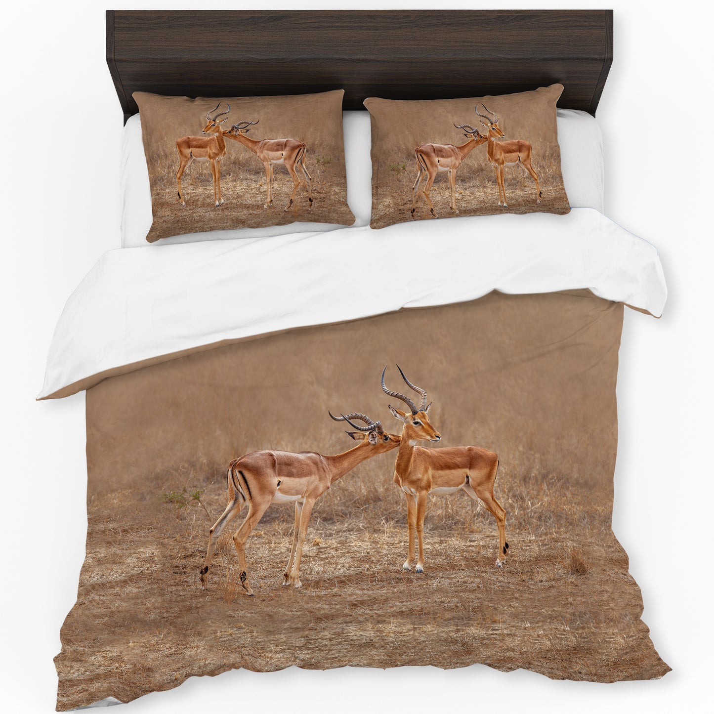 Impala Males Duvet Cover Set by Annette Heymans