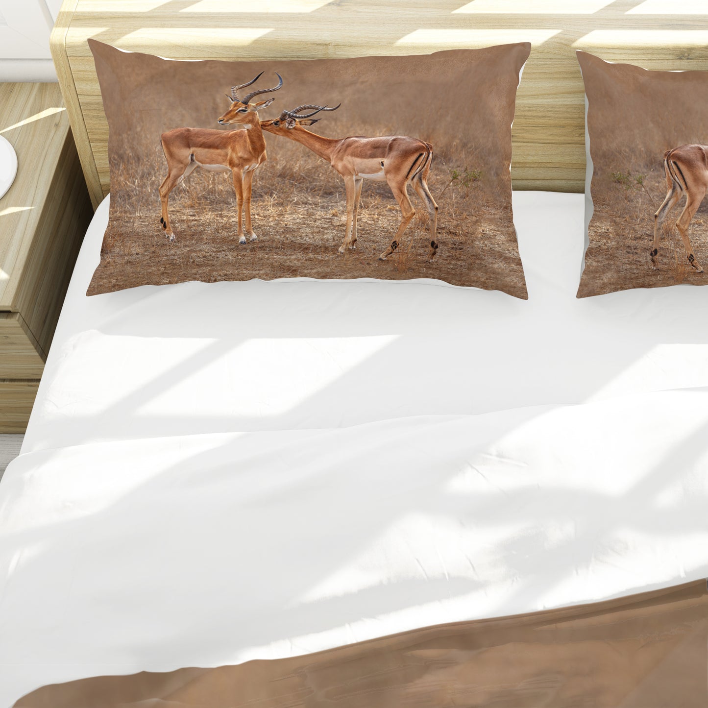 Impala Males Duvet Cover Set by Annette Heymans