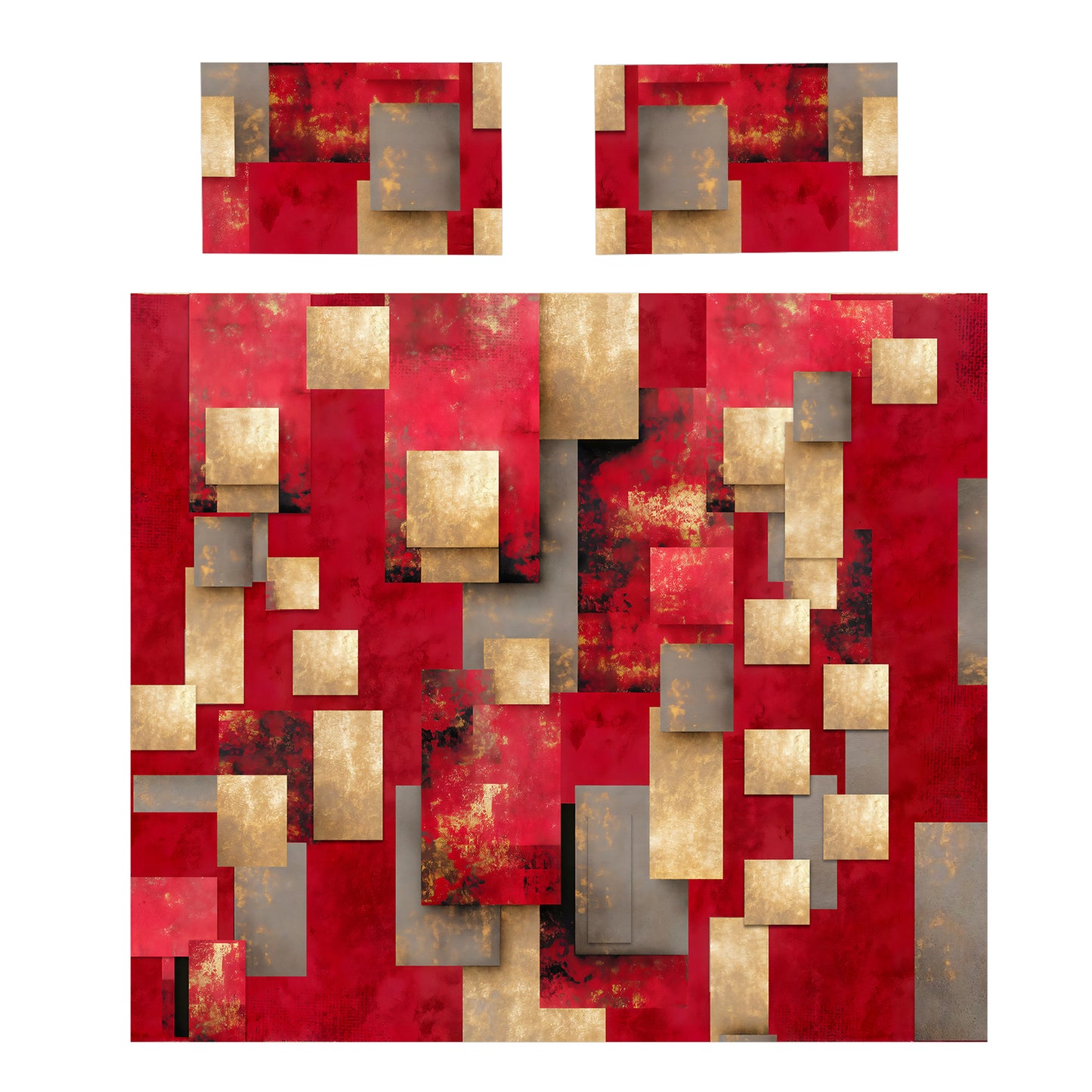 Imperial Crimson Duvet Cover Set