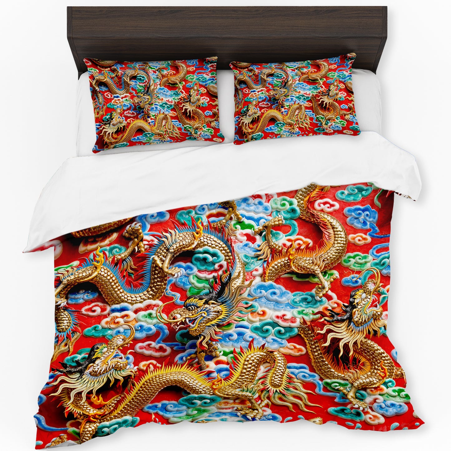 Imperial Dragons Duvet Cover Set