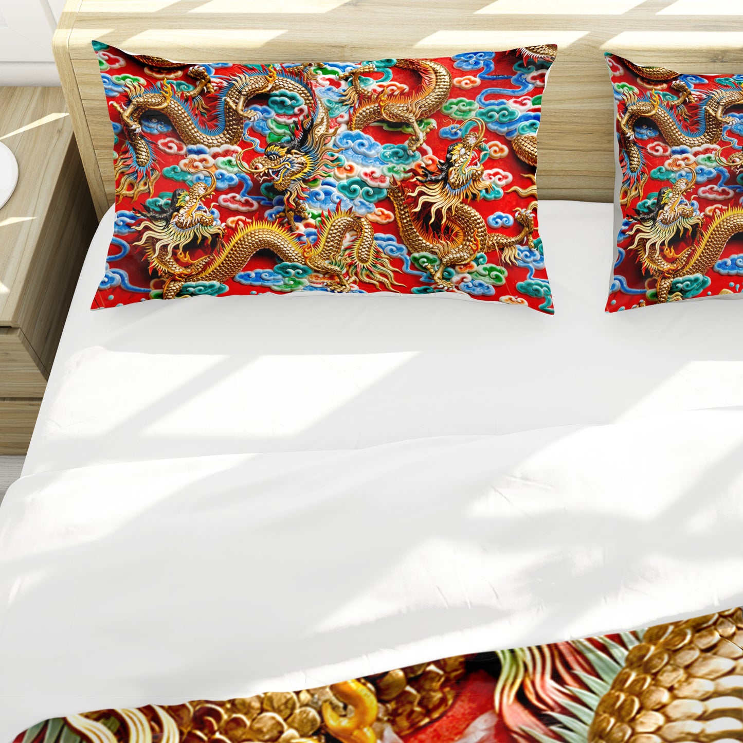 Imperial Dragons Duvet Cover Set