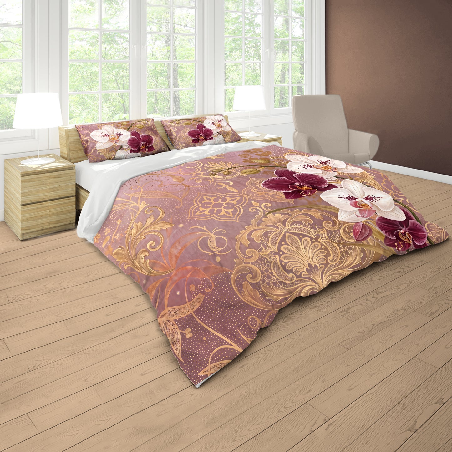 Imperial Orchid Duvet Cover Set