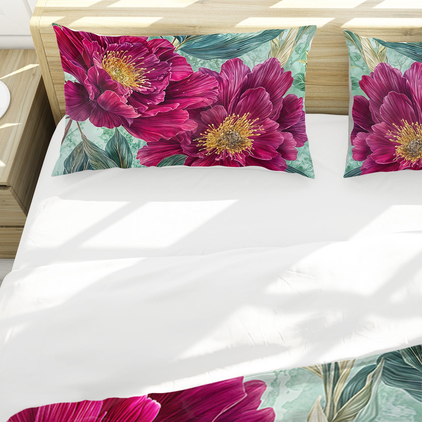 Imperial Peony & Jade Duvet Cover Set
