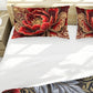 Imperial Red Peonies Duvet Cover Set