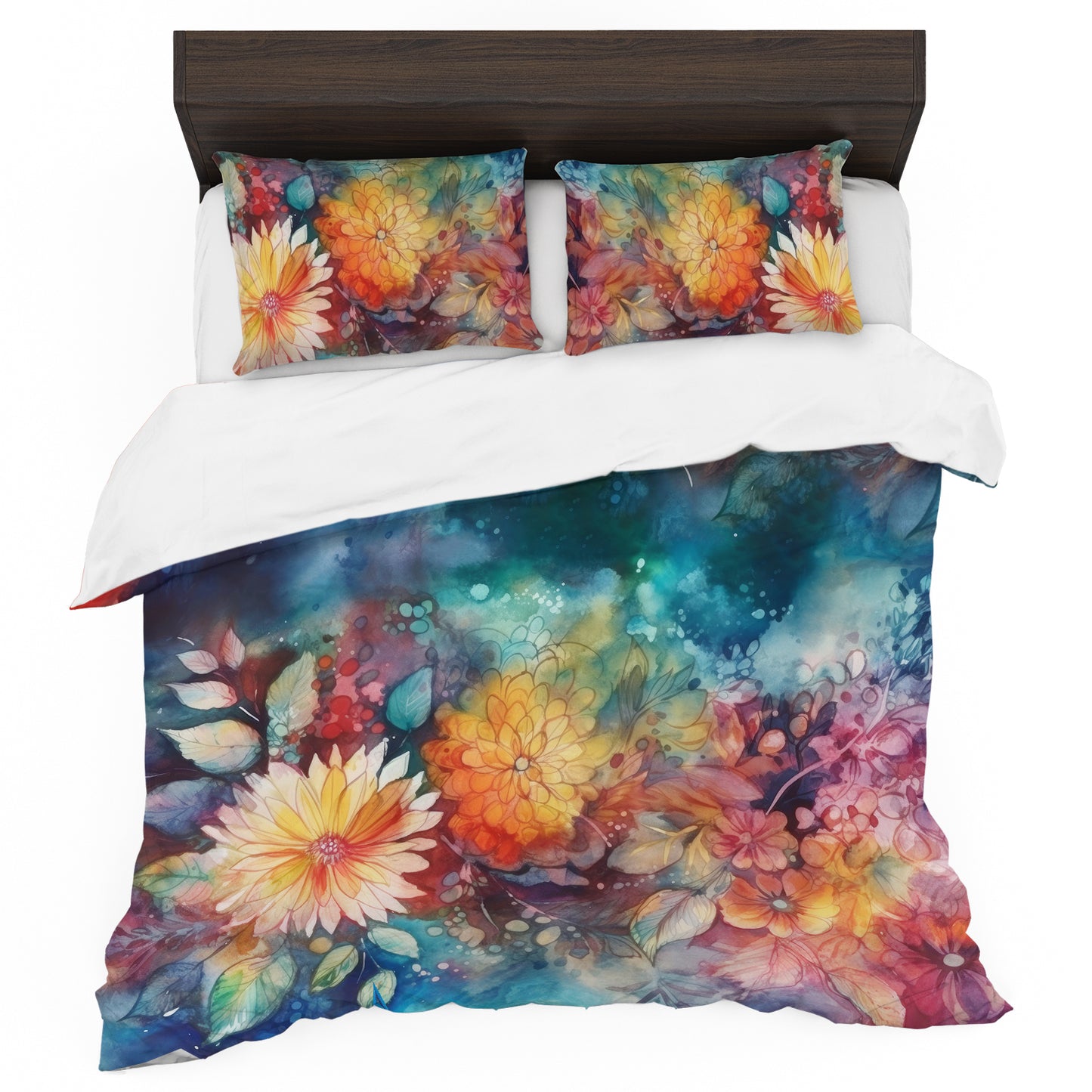 Indigo Bloom Duvet Cover Set