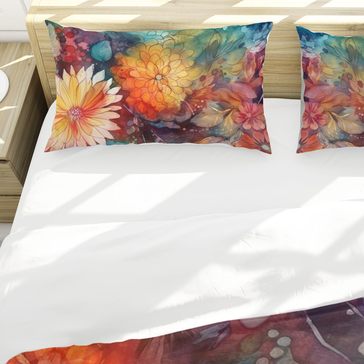 Indigo Bloom Duvet Cover Set