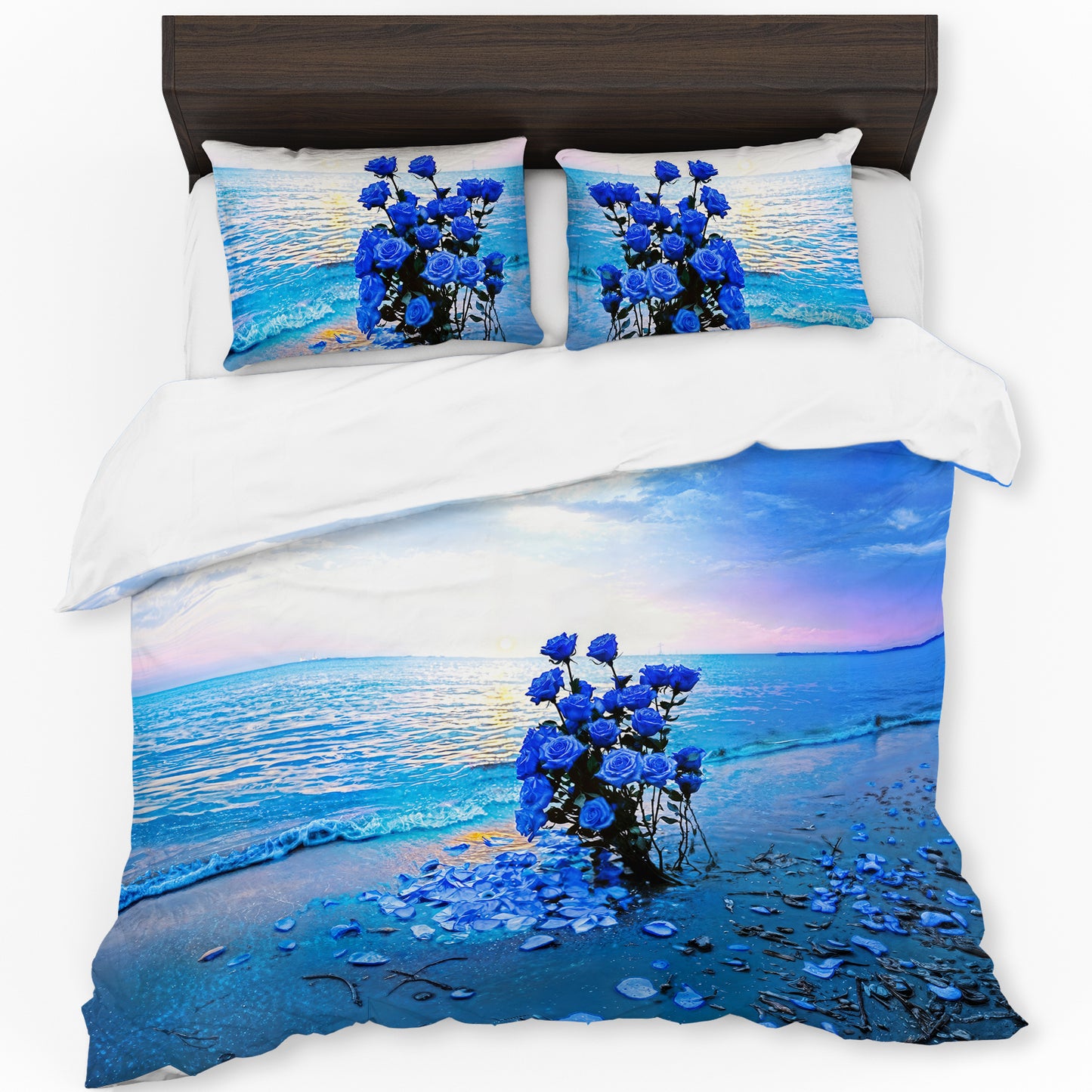 Indigo Blue Beachfront Duvet Cover Set