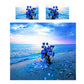 Indigo Blue Beachfront Duvet Cover Set
