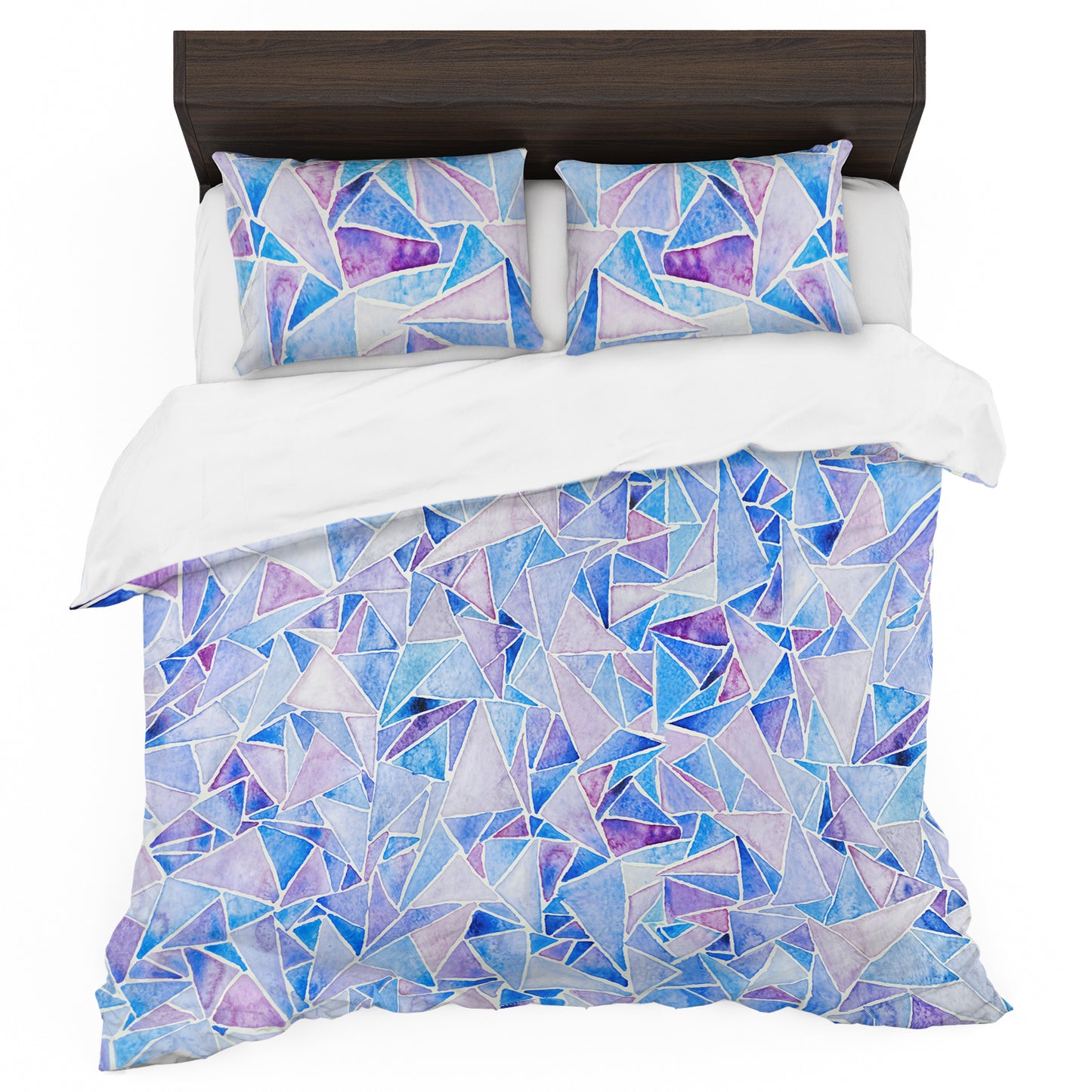 Indigo Mosaic Duvet Cover Set