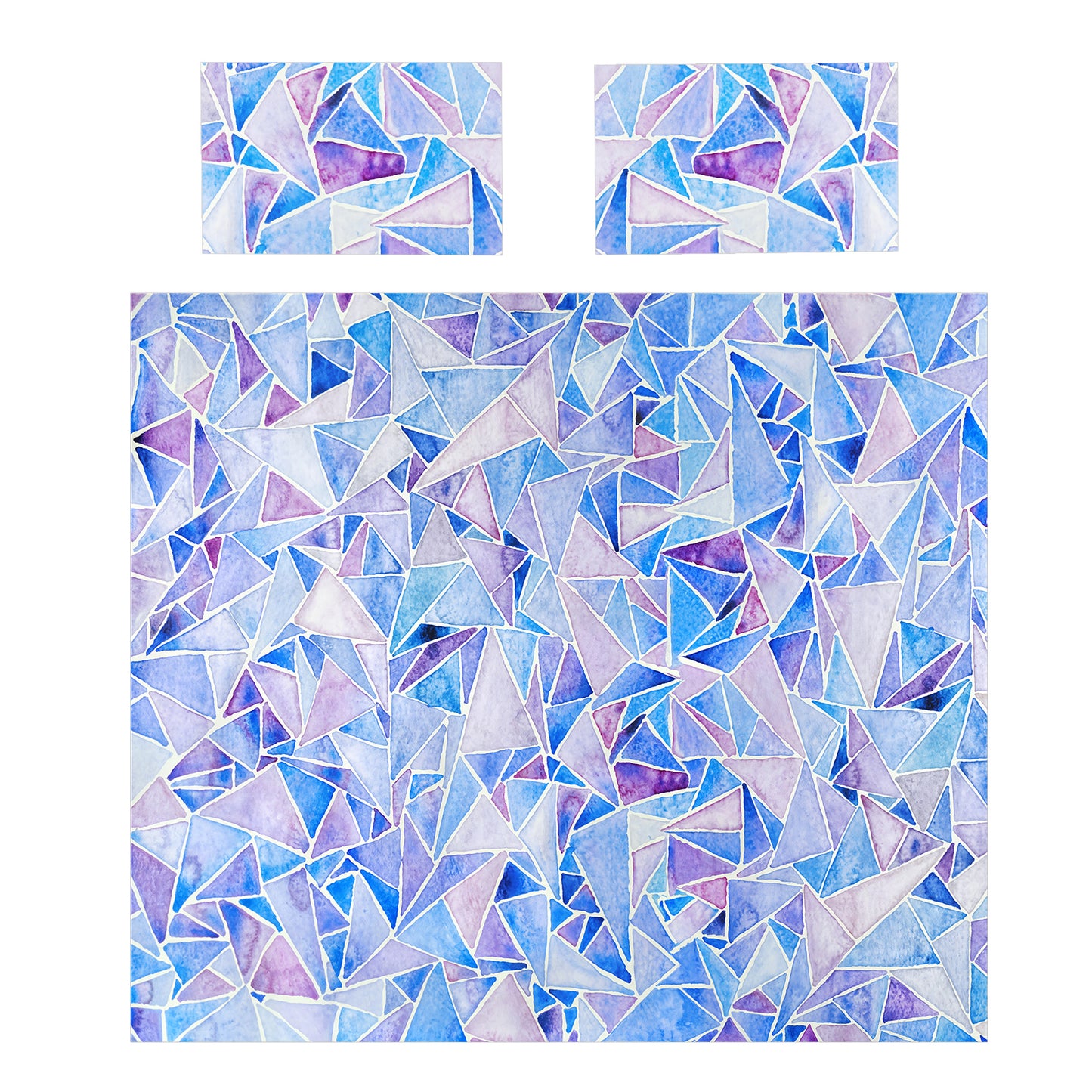 Indigo Mosaic Duvet Cover Set