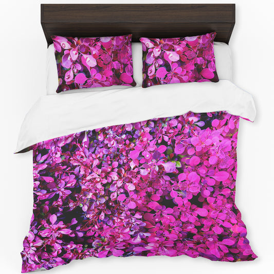 Infinite Purple Bloom Duvet Cover Set