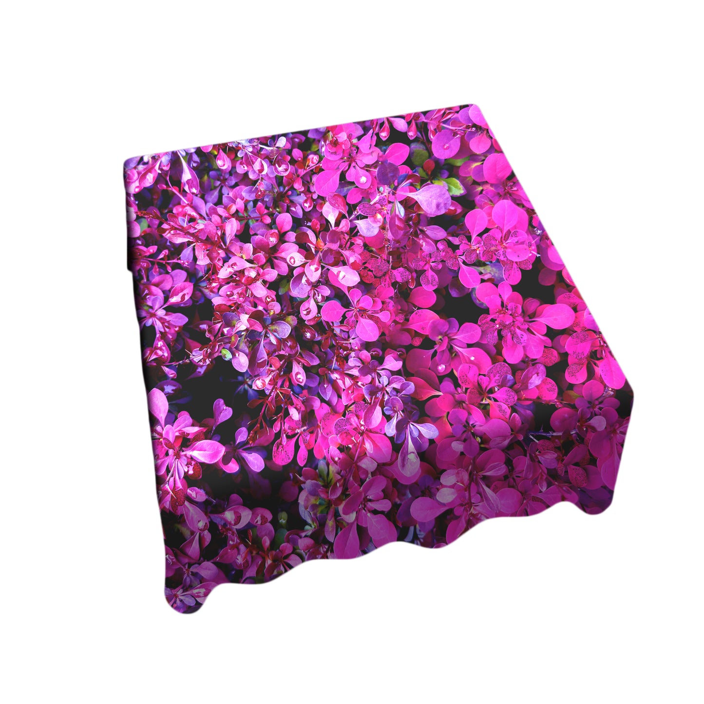 Infinite Purple Bloom Square Tablecloth