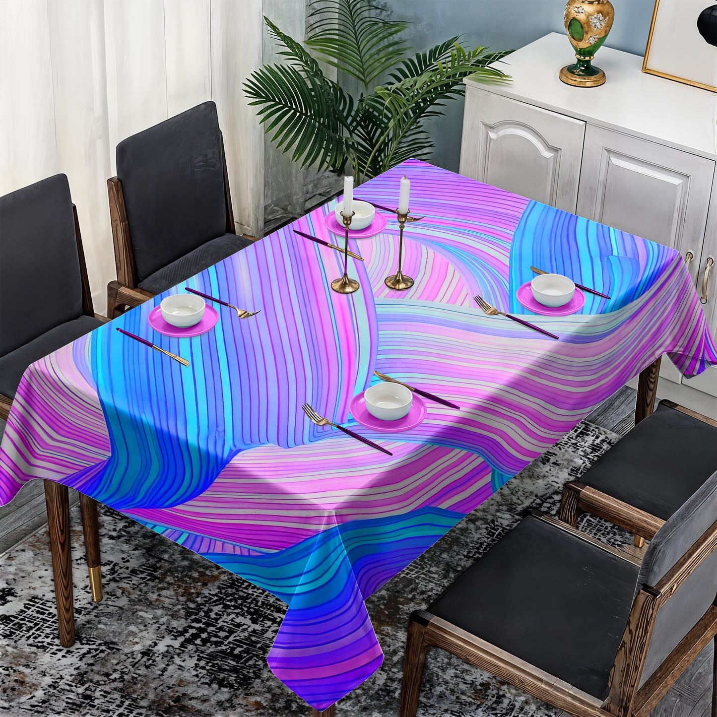Infinity Flow Rectangle Tablecloth