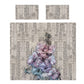 Ink-Line Peonies Duvet Cover Set