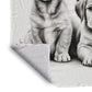 Innocent Eyes Puppies Light Weight Fleece Blanket by Nathan Pieterse