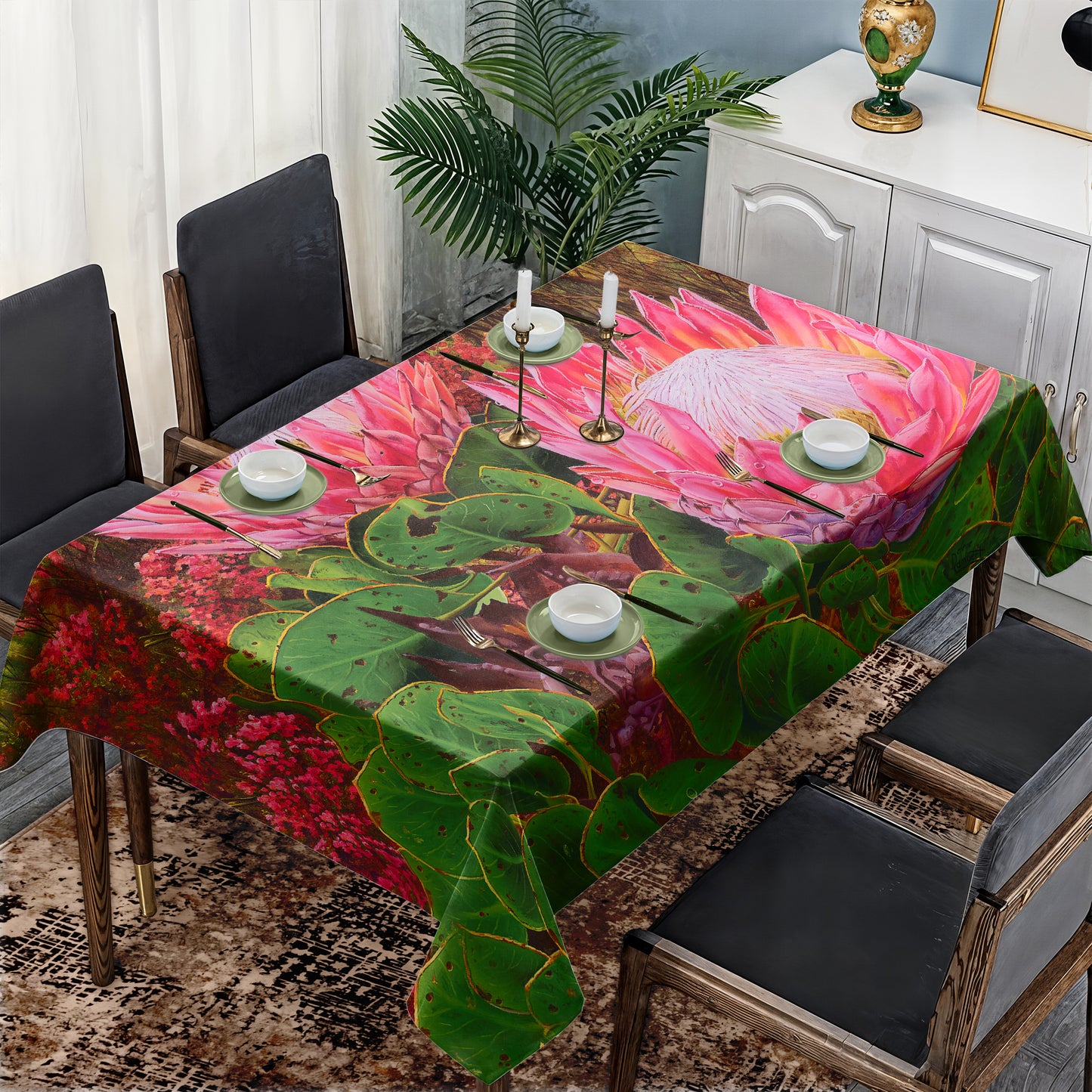 In the Eye of the Beholder By Delene Lambert Rectangle Tablecloth