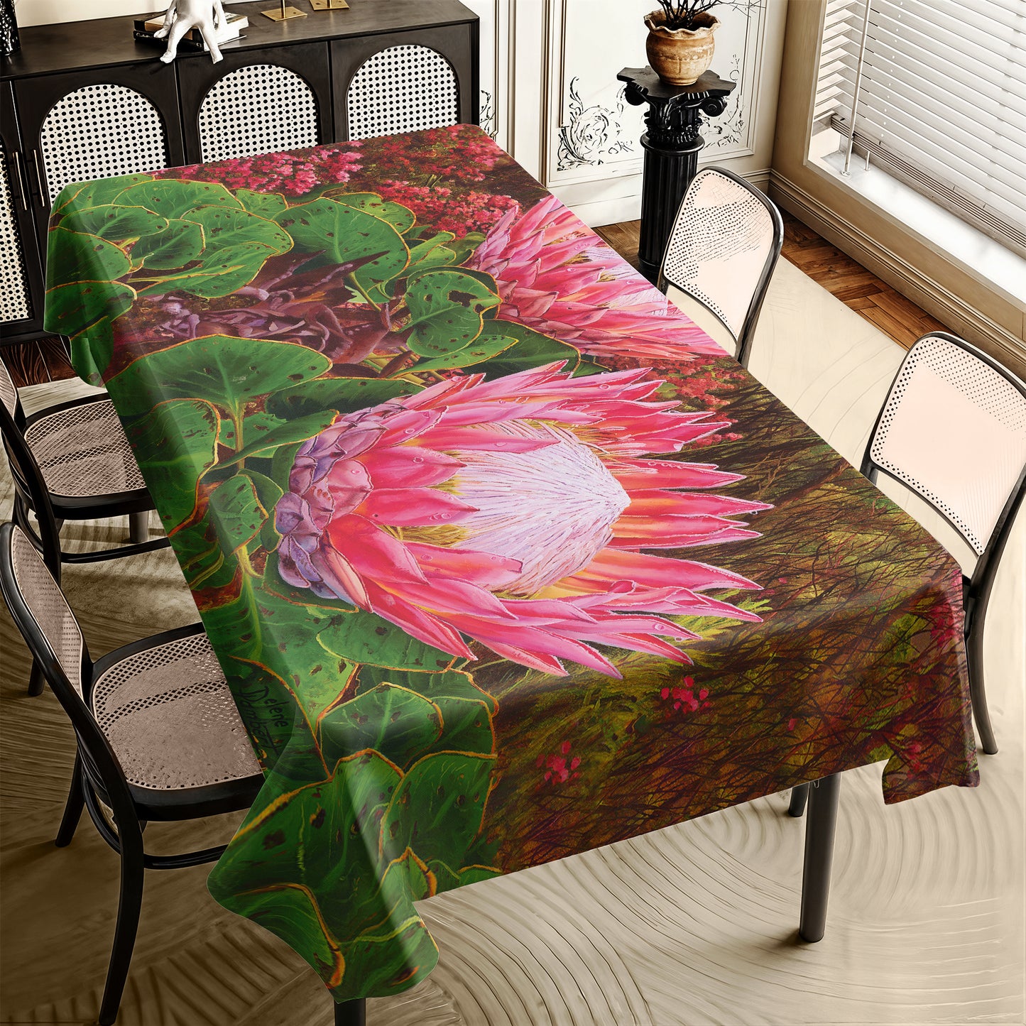 In the Eye of the Beholder By Delene Lambert Rectangle Tablecloth