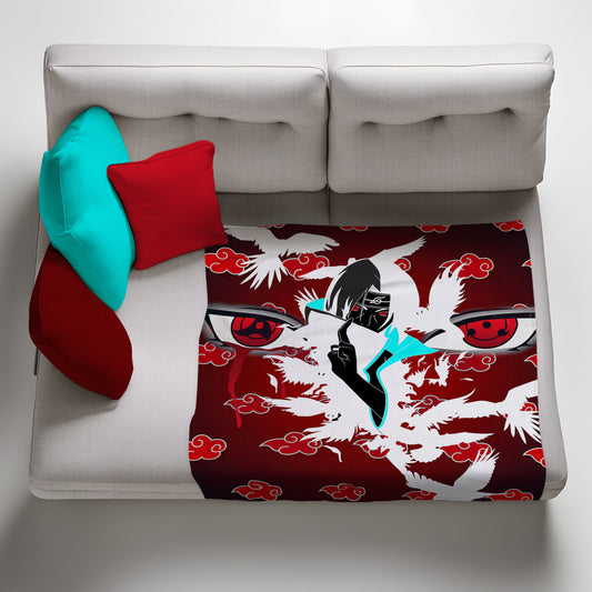 Itachi of the Akatsuki Light Weight Fleece Blanket