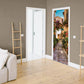 Italian Township Door Decoupage