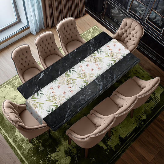Ivory Garden Table Runner by Mark van Vuuren